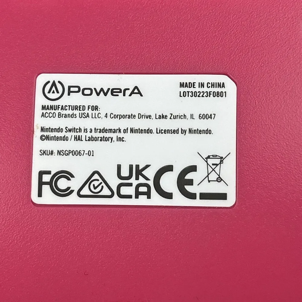 PowerA Kirby Wired USB Controller for Nintendo Switch, 10 ft Cable, Multicolor